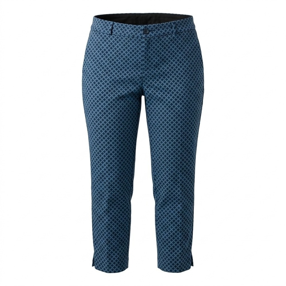 Banana Republic Camden Pant 12S Rayon Blend Dark Academia Teal Diamond Workwear